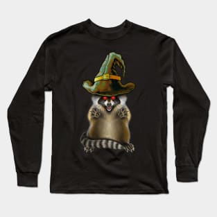 Raccoon Halloween Long Sleeve T-Shirt